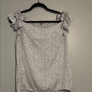 Polka Dot Off-Shoulder Top